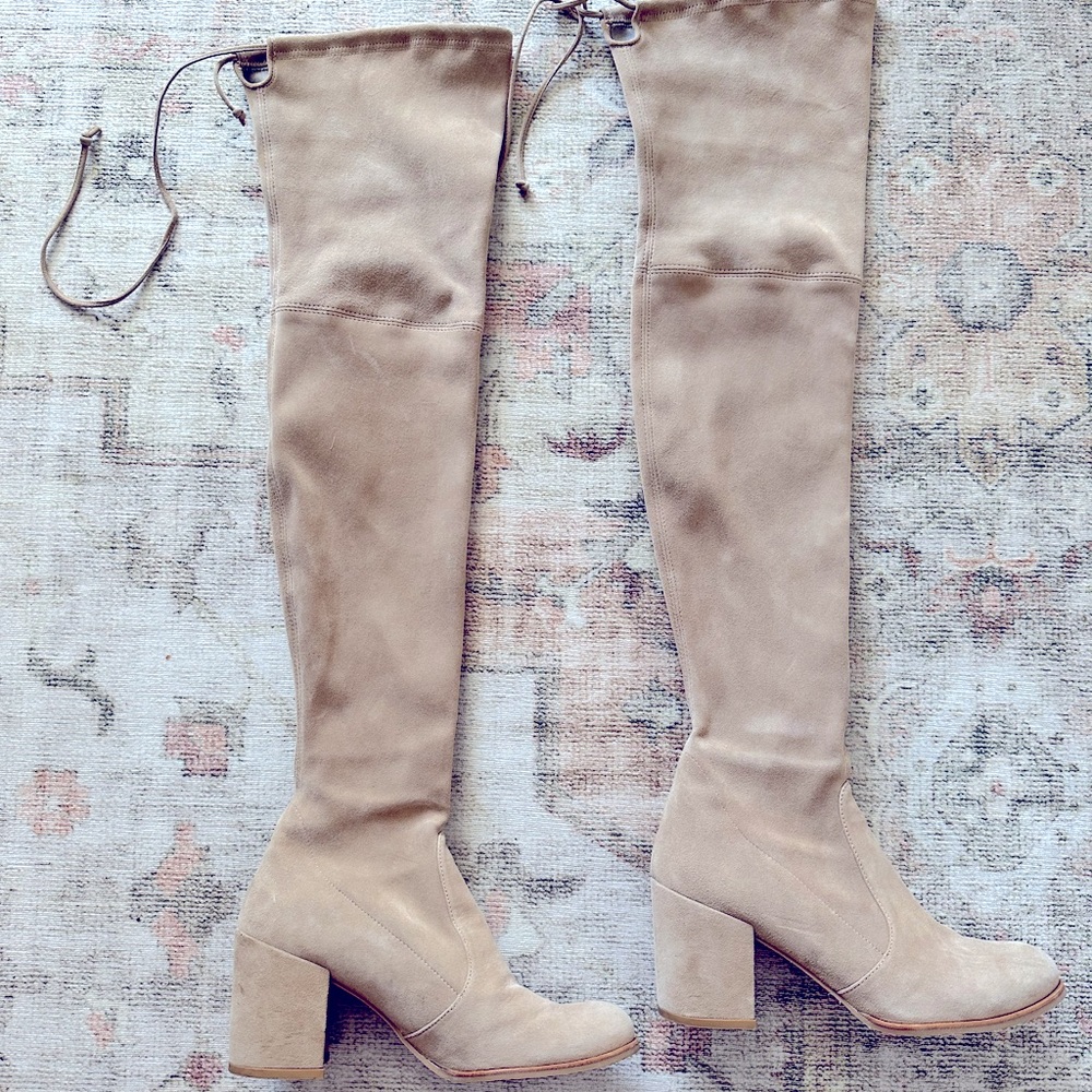 SW OTK Boots. EUC. Suede